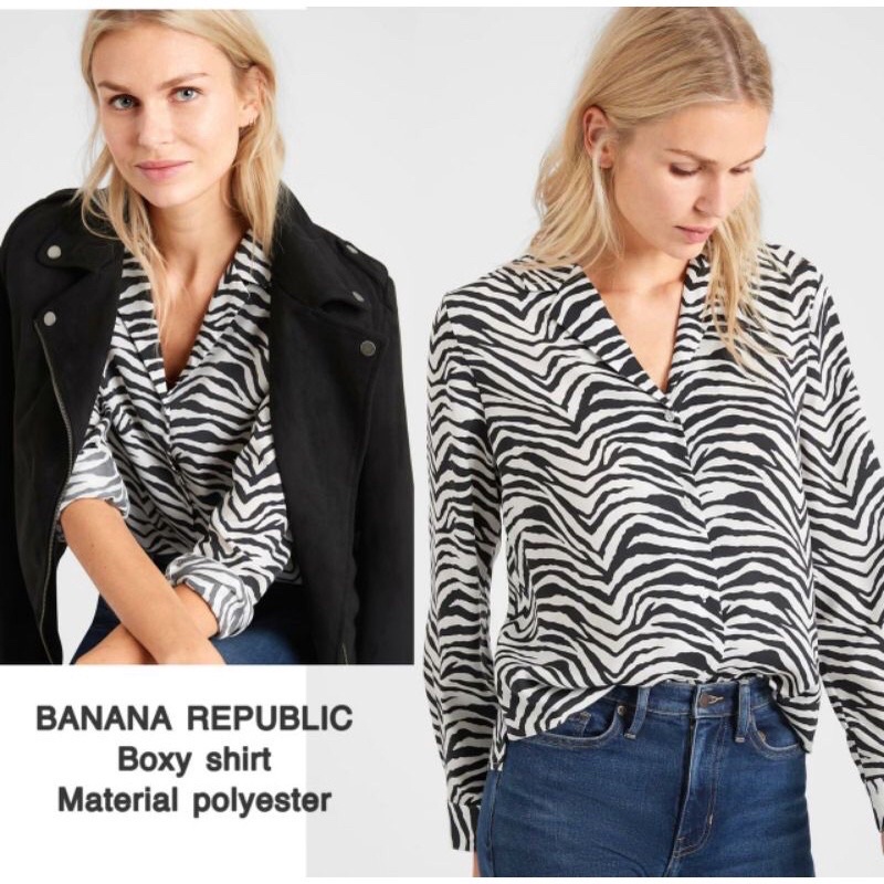 BANANA REPUBLIC BOXY SHIRT BLOUSE ORIGINAL