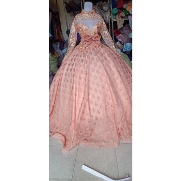 GAUN PENGANTIN EKOR PANJANG