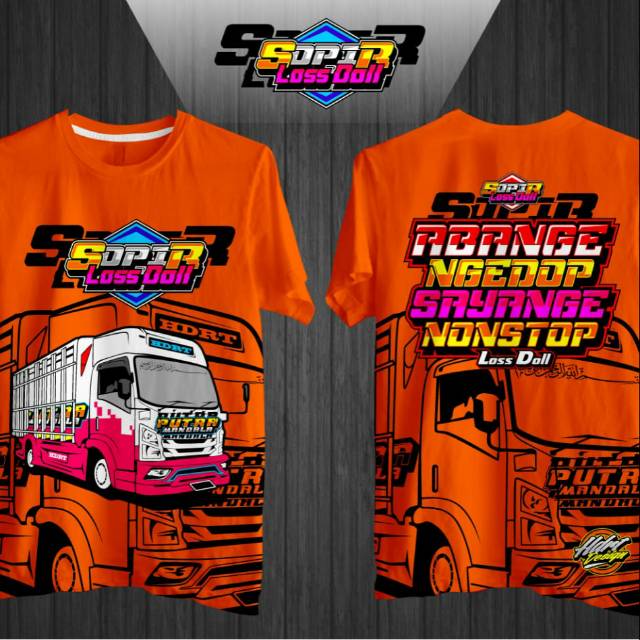 Kaos sopir  truck los doll