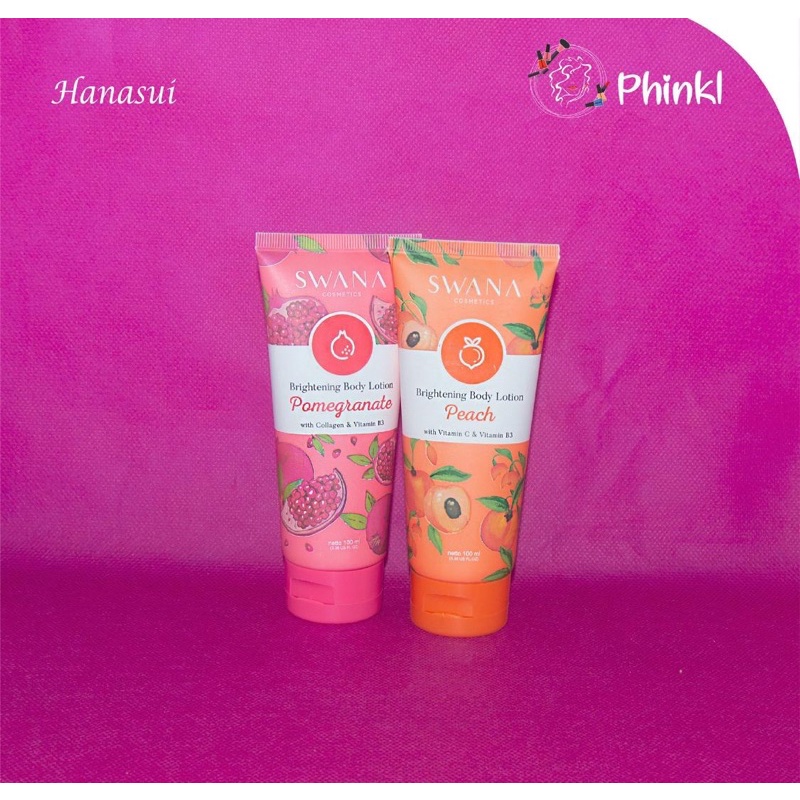 `ღ´ PHINKL `ღ´ ⓗⓐⓝⓐⓢⓤⓘ Hanasui swana hand body pemutih instan tone up cream lotion