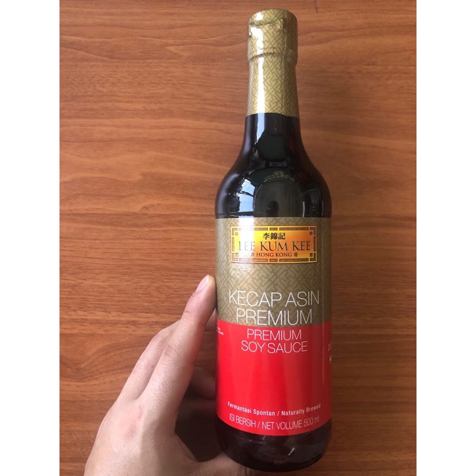 LEE KUM KEE premium soy sauce/ kecap asin premium/ bumbu masak 500ml