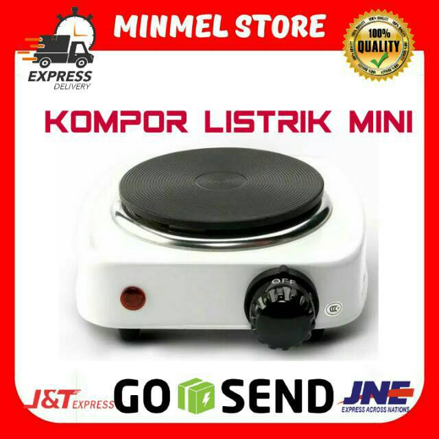 KOMPOR LISTRIK MINI HOT PLATE ELECTRIC COOKING 500W PORTABLE