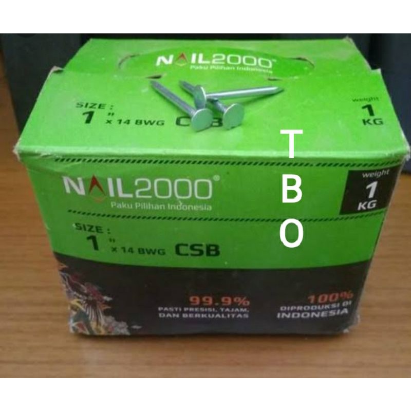 Jual Paku GRC CSB Nail 2000 / GRC Board Nail 2000 isi 1 Kg, Paku
