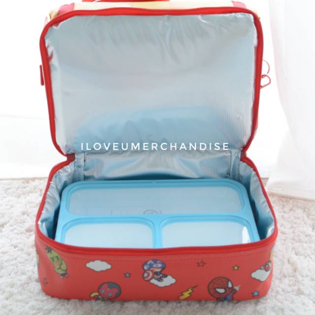 Lunch Bag model Double Decker Smiggle Tas Bekal anak bekel  lunchbag