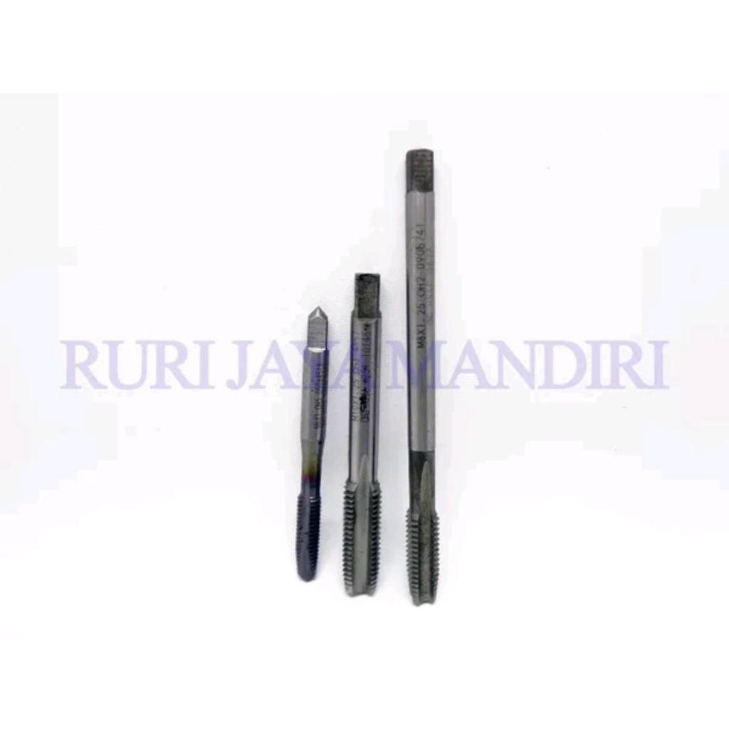 tap set baut 10 12 14. M6x1 M8x1.25 M10x1.25
