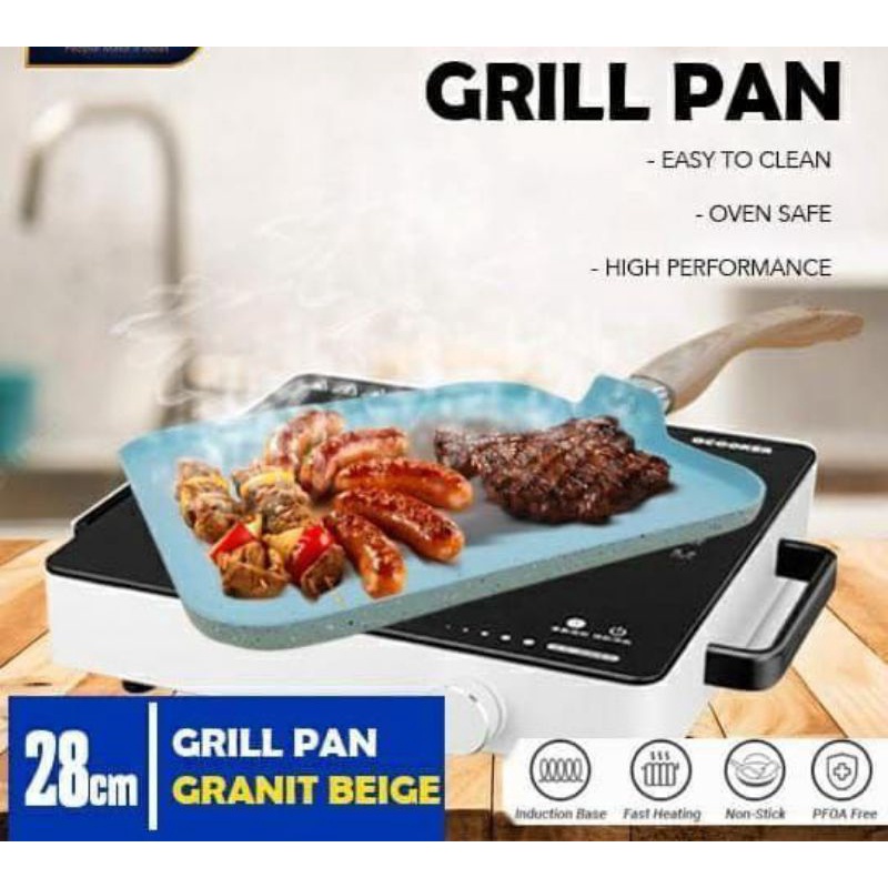 GRILL PAN GRANIT BEIGE / PANGGANGAN KOTAK