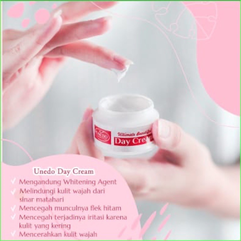 Ultimate beutiful Unedo Day Cream Wajah Skincare Perawatan wajah cream Siang