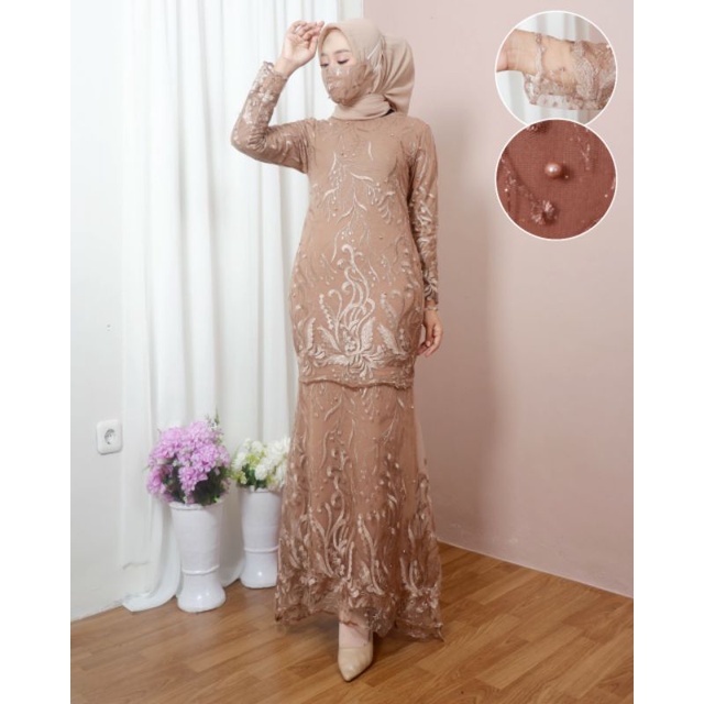 Gamis Duyung / Kebaya Modern / Gamis Pesta / Gamis / Kebaya Brukat / Kebaya / Gamis Modern /