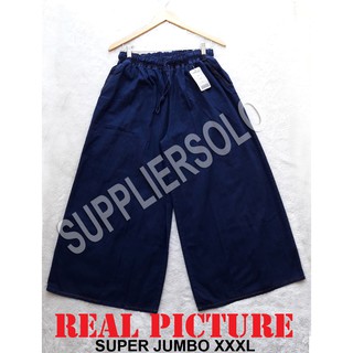  CELANA  KULOT  JEANS  POLOS XL dan JUMBO XXXL Shopee  Indonesia