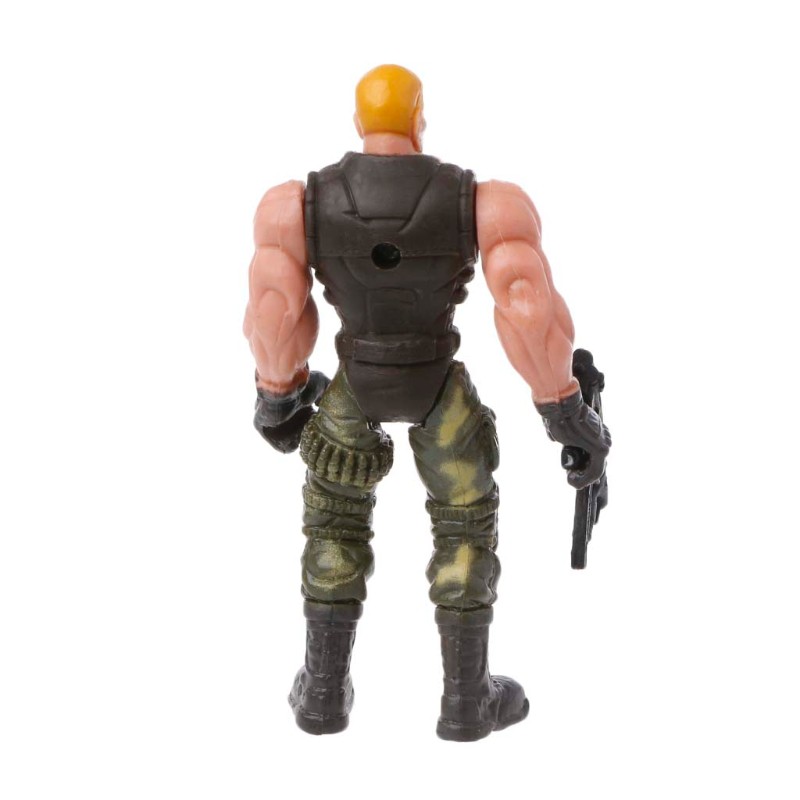 Wili❃ 6Pcs/Set Action Figure Army Soldiers Toy with Weapon Military Figures Child Toy