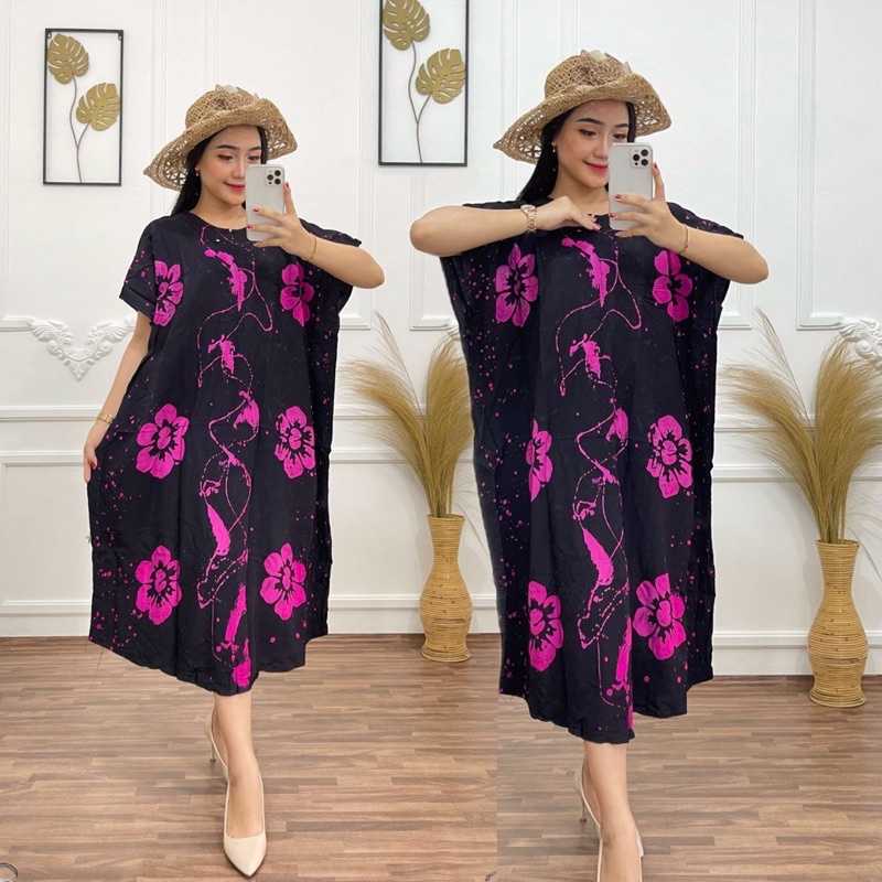 Daster Lowo Malaman  Kain santung tebal Kualitas Busui friendly