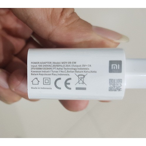 XIAOMI Charger MDY-09-EW 2A + Micro USB Cable Original 100%