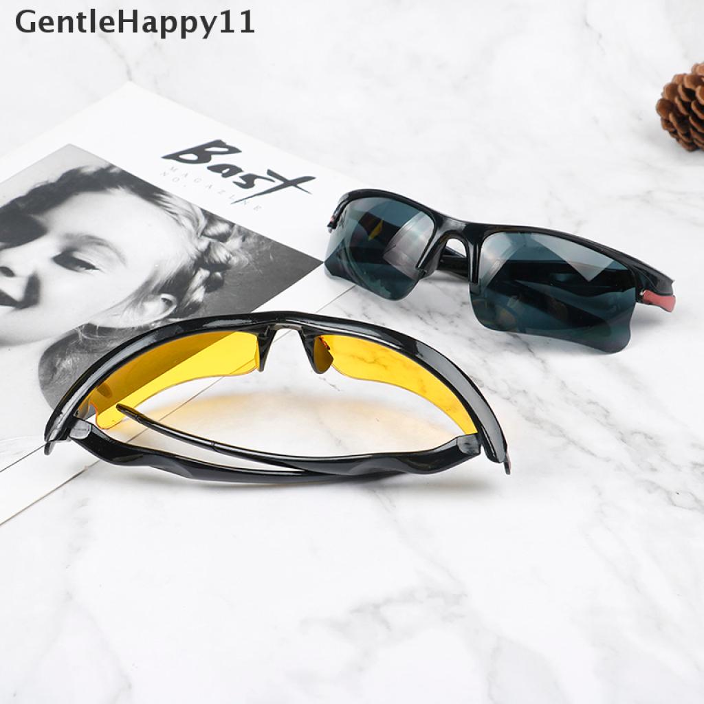 Gentlehappy 1Pc Kacamata Polarized Anti Silau Goggles Glasses Night Vision Kacamata Berkendara