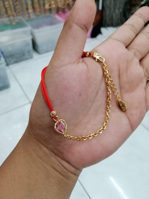 Gelang tangan wanita //gelang serut /perhiasan lapis emas //gelang tangan //gelang tali//gelang