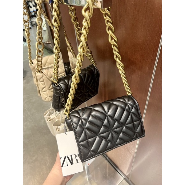 Zara Quilted Chain bag