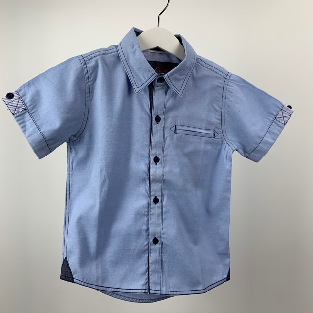 Kemeja Biru Muda Original dari Contempo