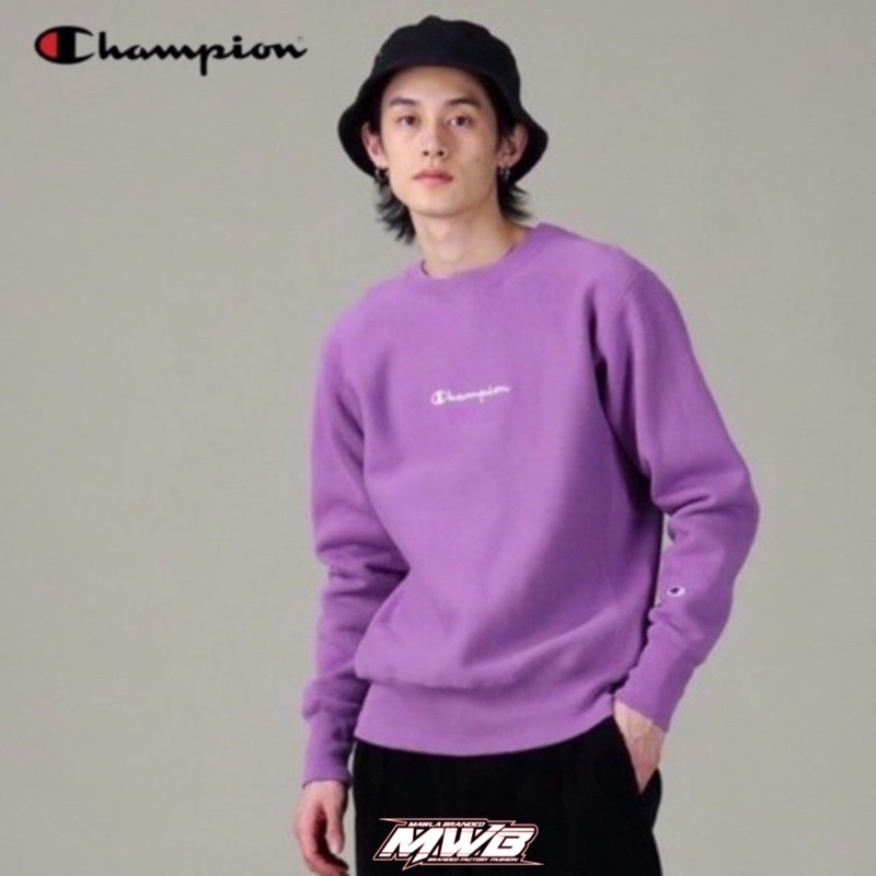 Crewneck Champion / Sweater Champion Mini Script Bordir Original Japan market ( C3-S011 )