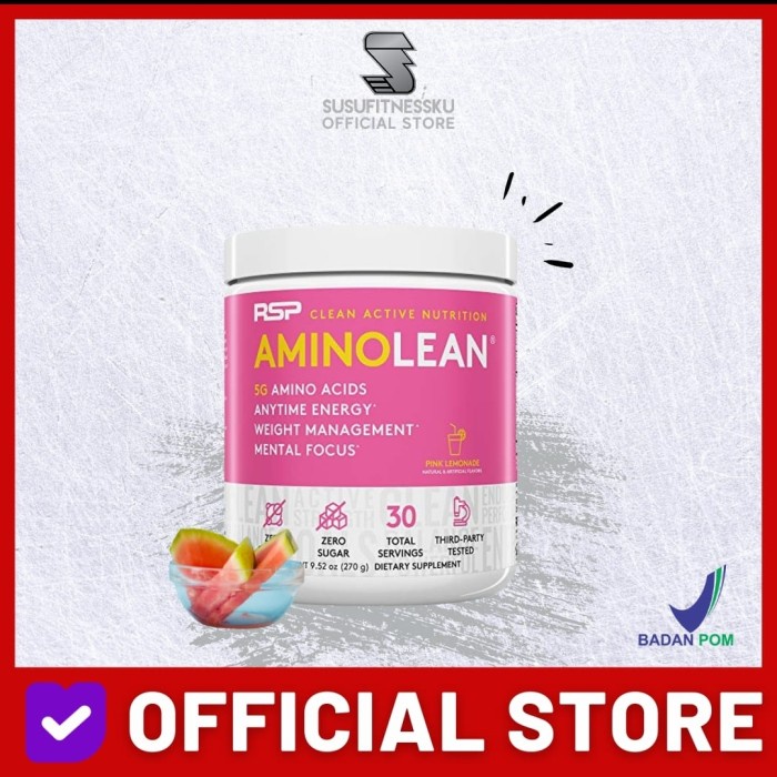 

RSP Amino Lean 30 Serving (BCAA+Fat Lose+Pre Workout) - Blackberry Pome Suplemen Amino Whey Protein Tubuh On Platinum Fitness Amino G3D7W2U6D2 Gold Pro Whey Fitness Pembakar Lemak Capsul Carnivor Penambah Berat Badan Penggemuk Susu Fitness Penggemuk Hydro