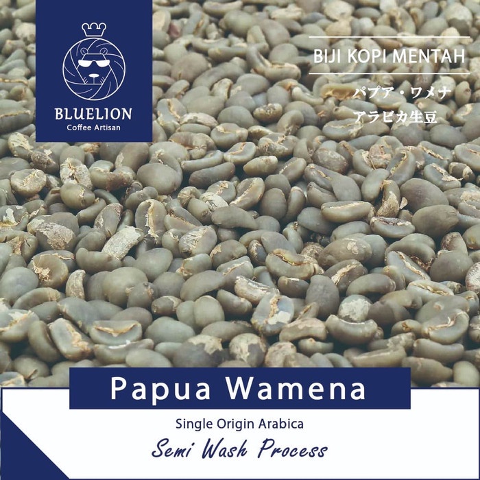 

(BISA COD) Papua Wamena 1 KG - Green Bean - Kopi Biji Mentah