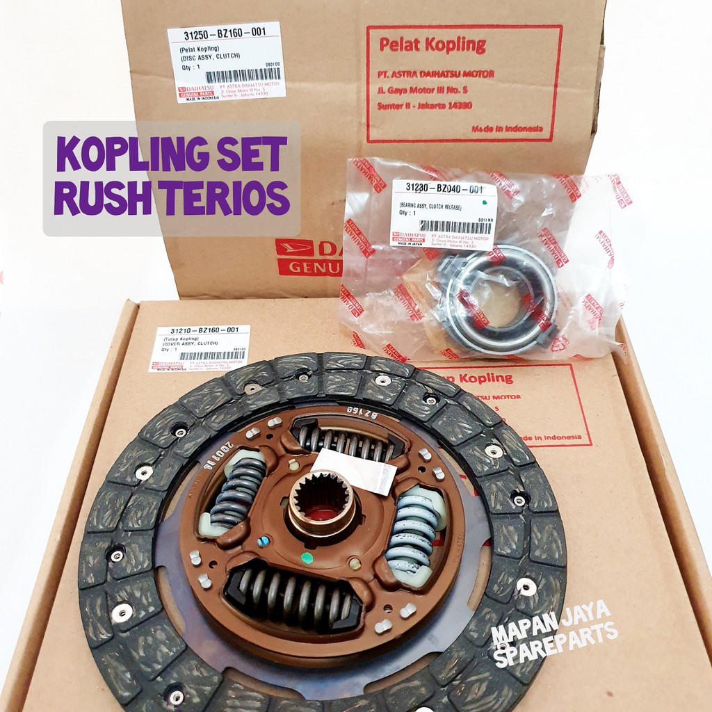 KANVAS KOPLING SET RUSH TERIOS ORIGINAL DAIHATSU KAMPAS