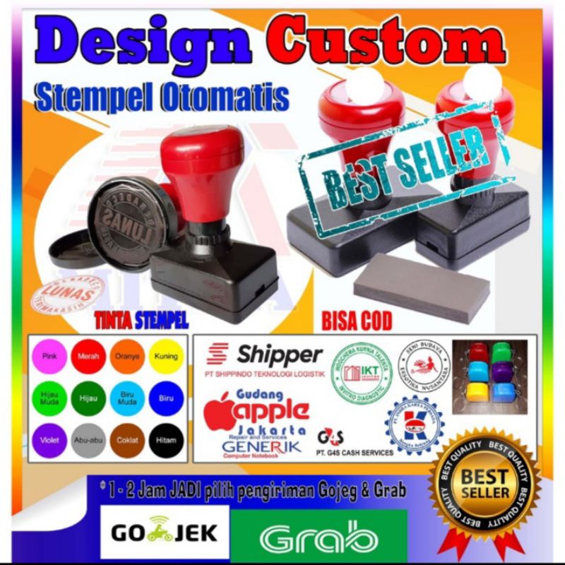 

stempel Otomatis Desing Custom Murah Berkualitas