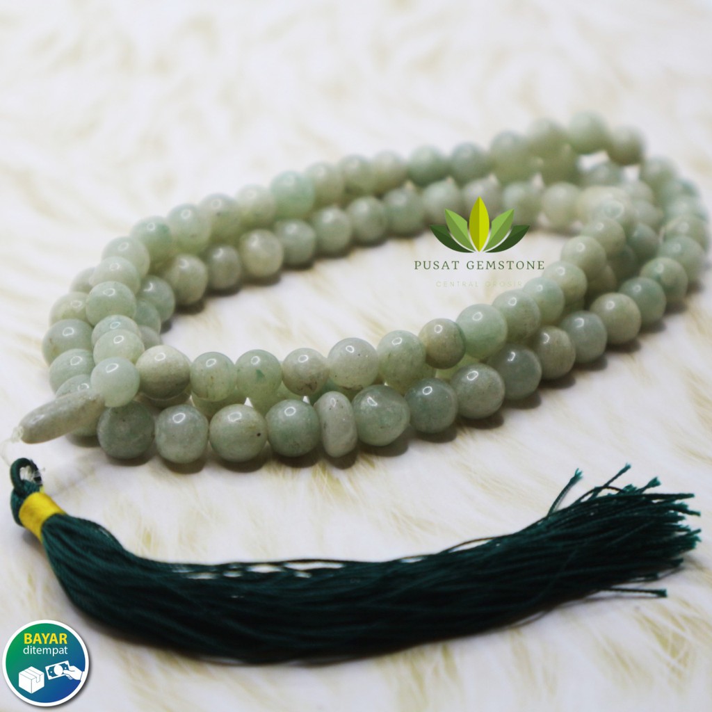 Tasbih Batu Giok Burma Asli