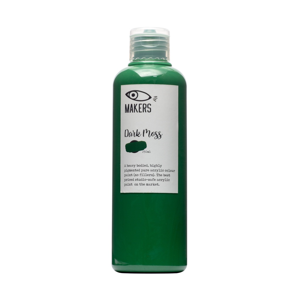 

Dark Moss Acrylic Paint 250ml by MAKERS