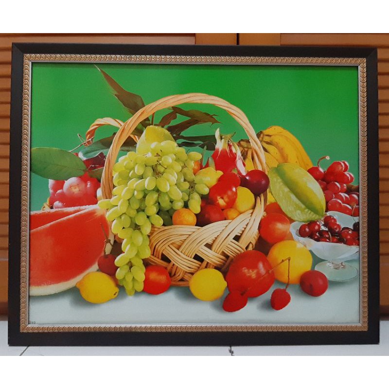 Hiasan Dinding Poster Aneka Buah