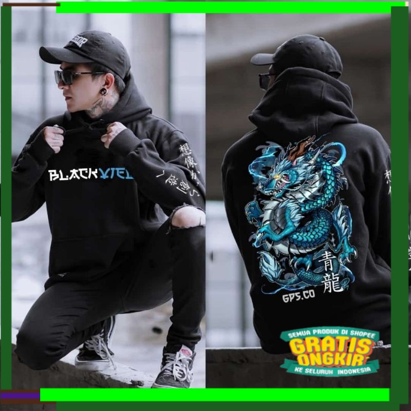 Black Pekat Dop Metal Punk Dark  Anak / 0TERMURAH  COD Jaket Sweater Hoodie Pria Distro wadezigOrigi