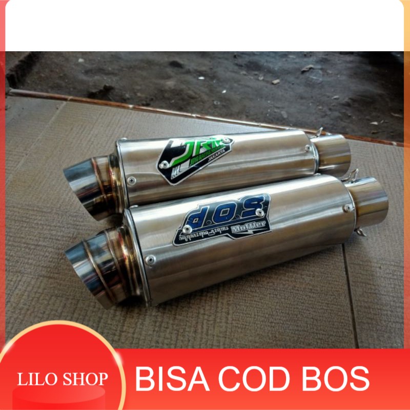 knalpot bebek vega jupiter supra c70 200cc model emblem dos jrm pdk cld kawahara fantera ..
