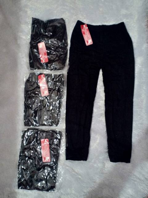 Legging Anak Warna HITAM POLOS~XS~S~M~L~XL~XXL~XXXL &amp; TANGGUNG