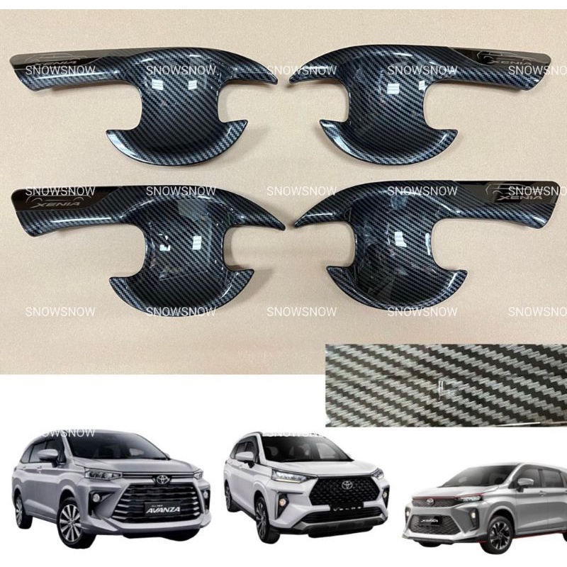 Outer Cover Mangkok Avanza Xenia Veloz 2022 UP GR SPORT Carbon