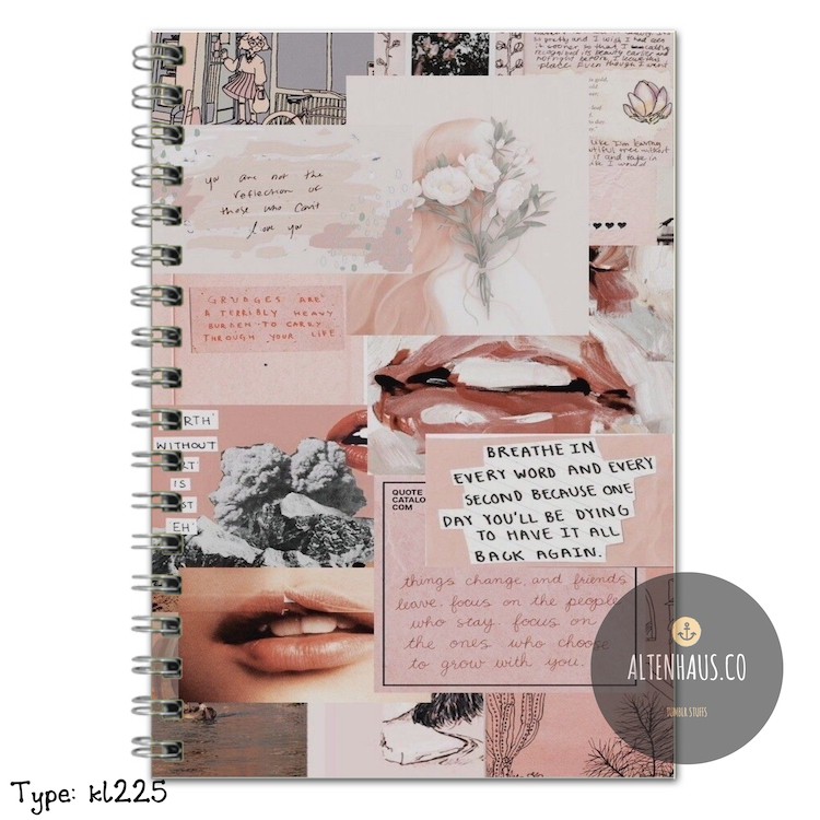 Custom Book LANGSUNG DIKIRIM SOFT COVER (Buku Catatan Besar) NOTEBOOK CUSTOM Tipe KL225