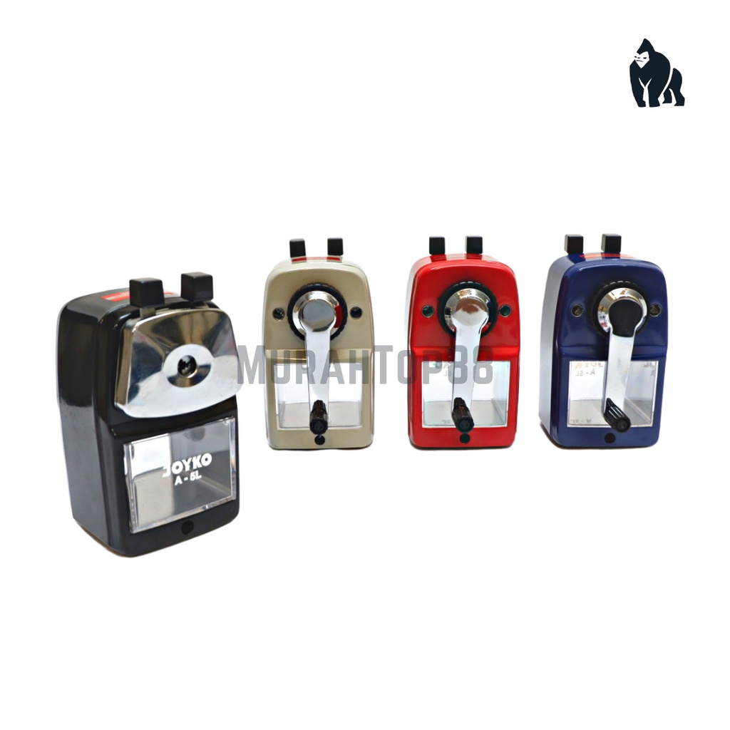 

Serutan Putar A-5L Joyko / Rautan Pensil Meja Duduk Besar / Pencil Sharpener Stainless
