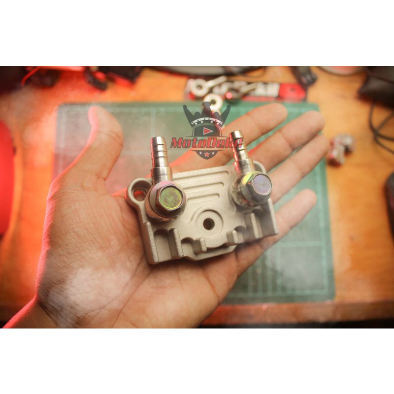 Adaptor Oil Cooler ZR-1 Untuk mesin Astrea Seires C Series SupraFit Legenda BukannMorin SPS