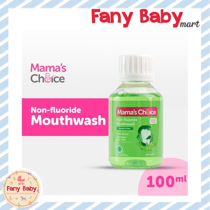 MAMAS CHOICE NON-FLUOR MOUTHWASH 100ML