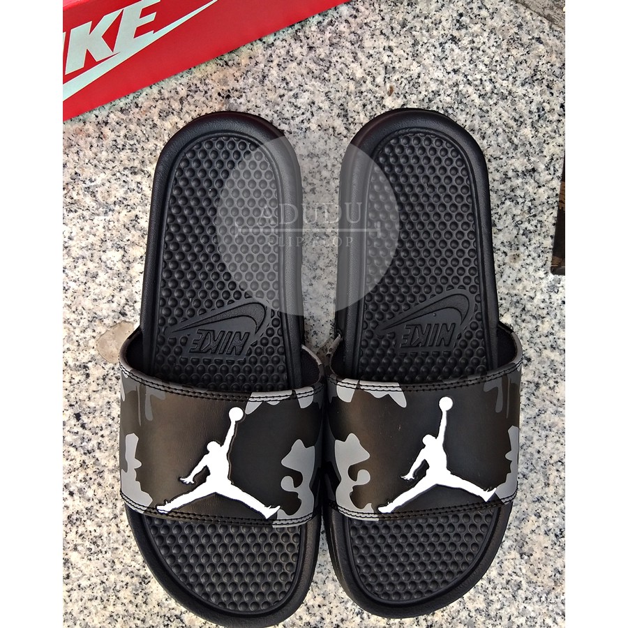 Sandal Nike Benassi Jordan Army / Sandal FlipFlop / Sandal Selop Pria