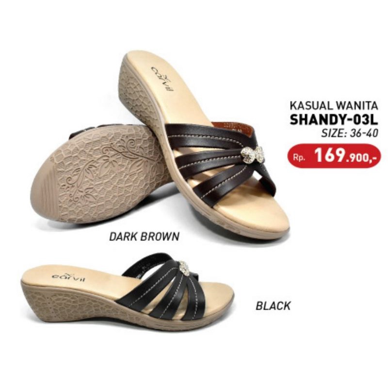 CARVIL SHANDY-03 | SANDAL CASUAL WANITA ORIGINAL 100%