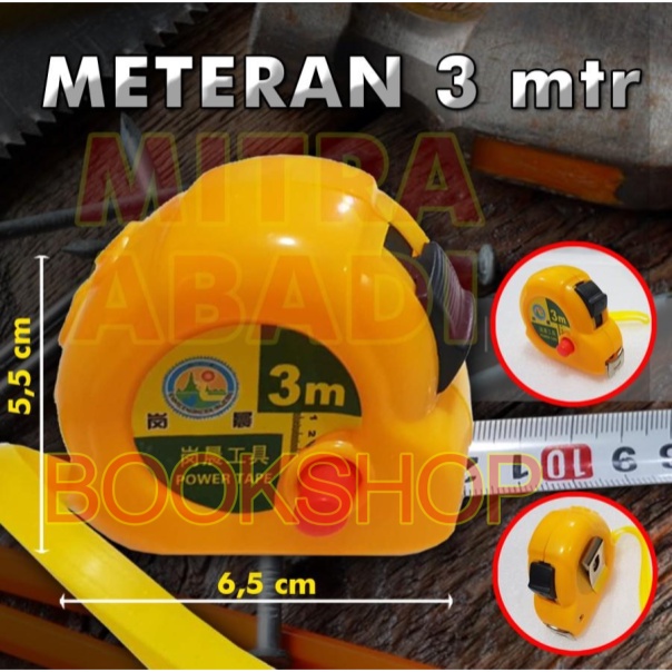 Meteran / Roll Meteran / Meteran Roll / Gauge / Measure's Tools