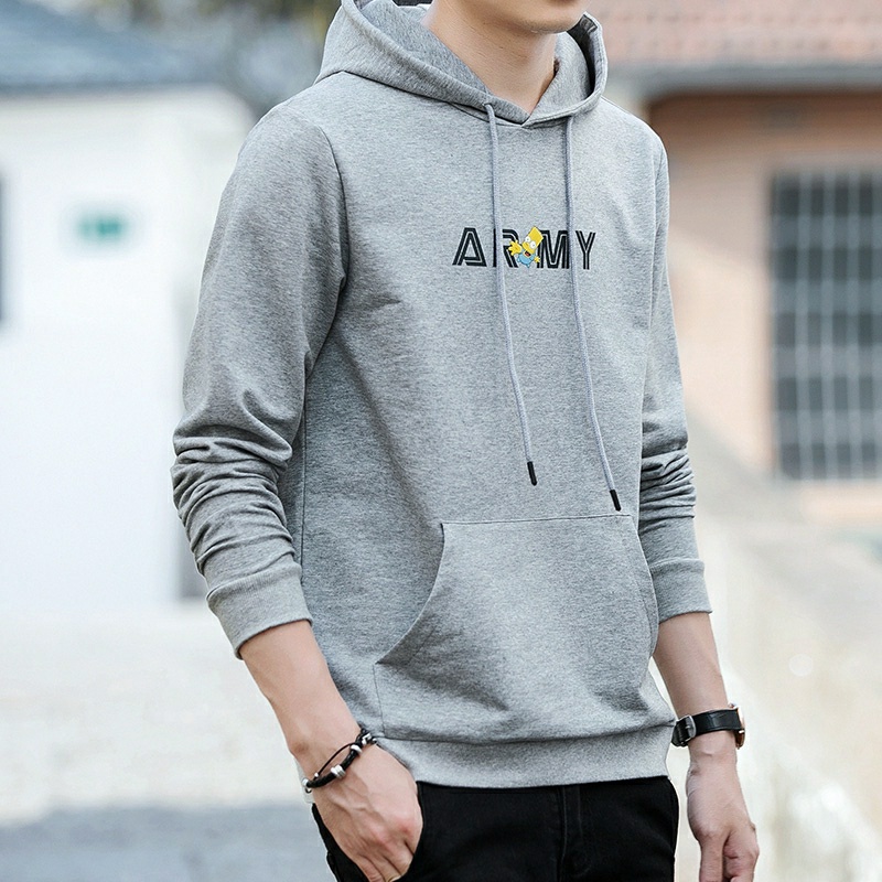 Lilipop.id Sweater Pria Simpsons Army Hoodie Jumper Outwear