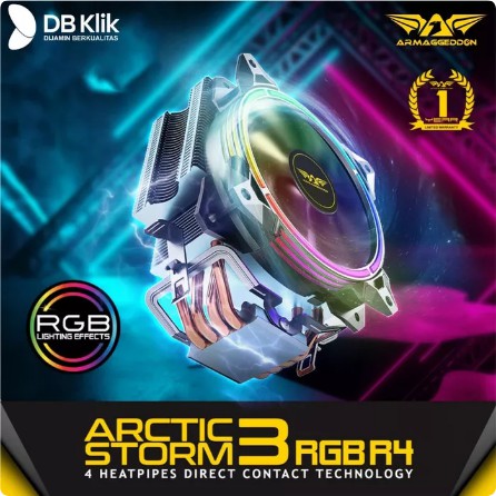 CPU Fan Armaggeddon ARTIC STORM 3 RGB R4 - Fan Armageddon ARTIC STORM3