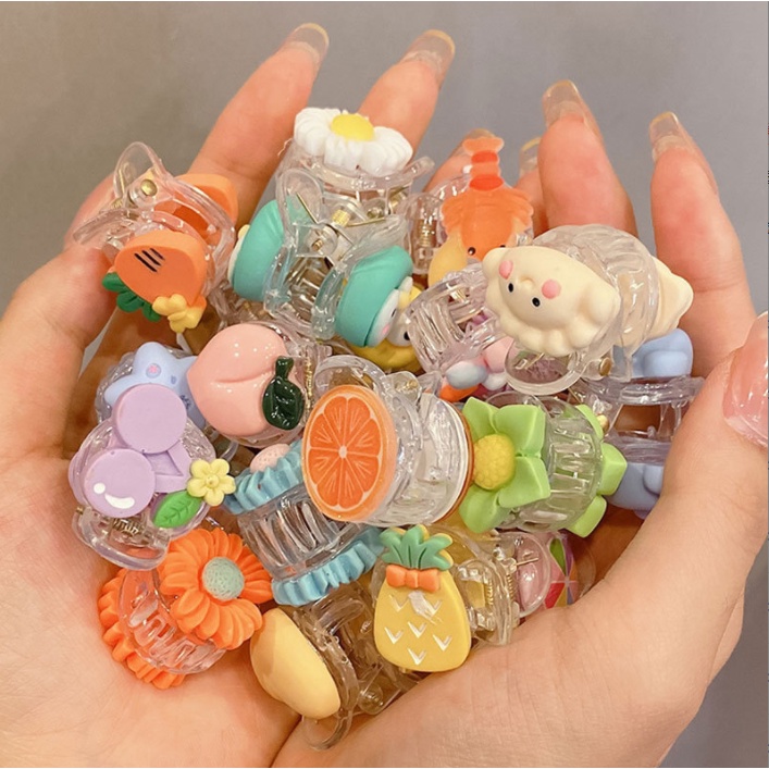 Jepit Rambut Korea FASHION Lucu Anak Perempuan / JEPIT RAMBUT MINI RAINBOW IMPORT