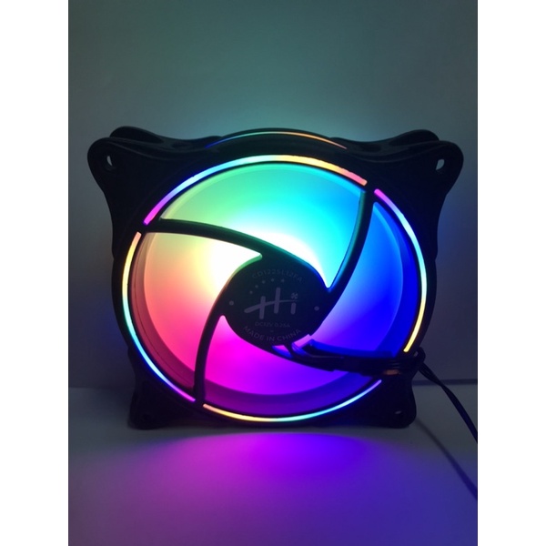 Fan casing X6 LED RING RAINBOW