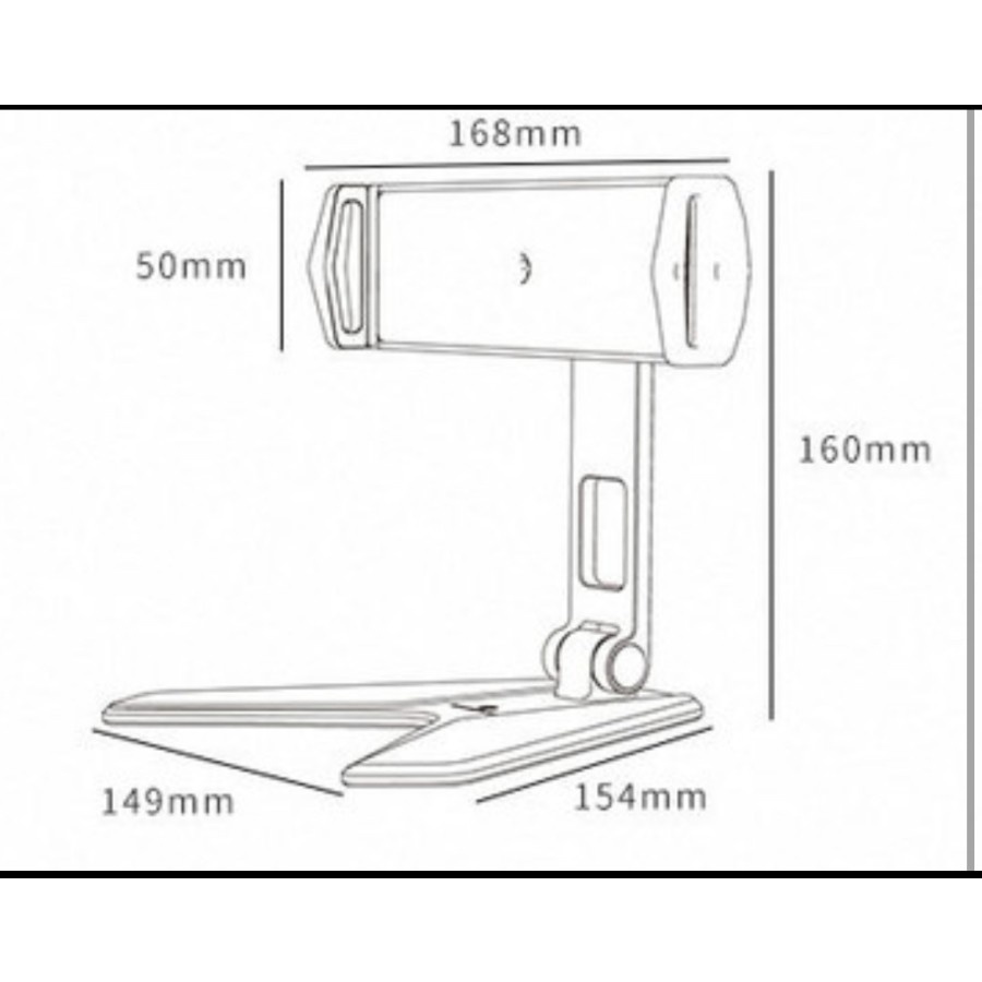 Stand Holder Mount Tablet Aluminium Alloy BONERUY