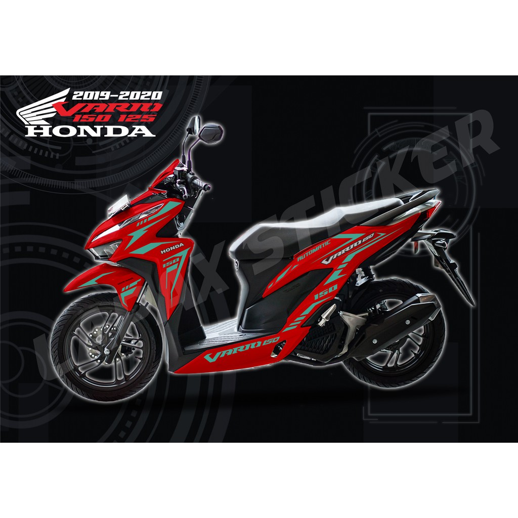 Sticker Vario fi New Striping Cutting Stiker Honda Vario 150 125