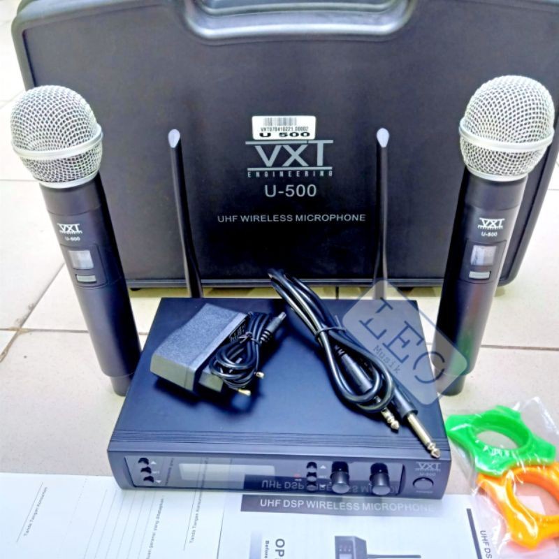 Mic Wireless VXT U500 U-500 U 500 VXT Mic Genggam Original