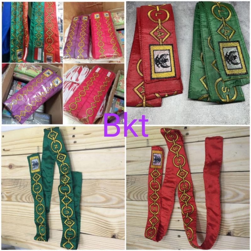Kendit paskibraka bordir ikat pinggang bijian