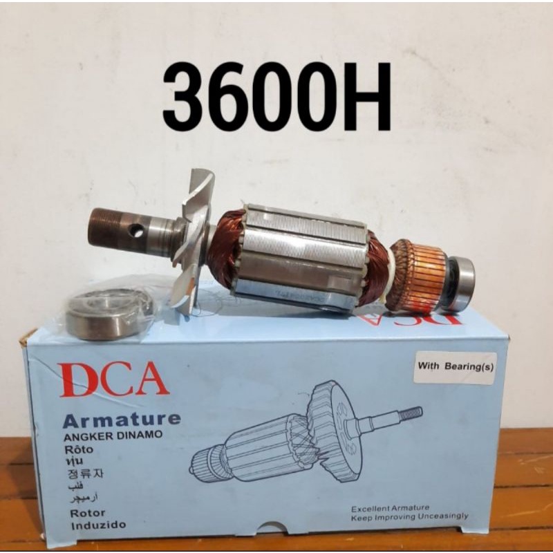 DCA ARMATURE MESIN ROUTER BESAR MAKITA 3600H ANGKER ROUTER  KAYU MAKITA