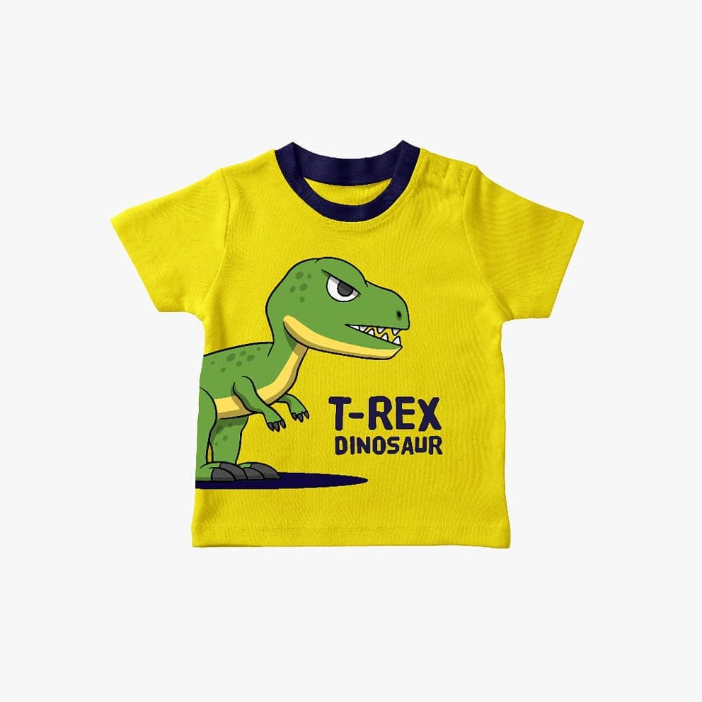 ZOOL Kids Kaos Anak T-Rex Dinosaur | T-Shirt Anak Size L XL