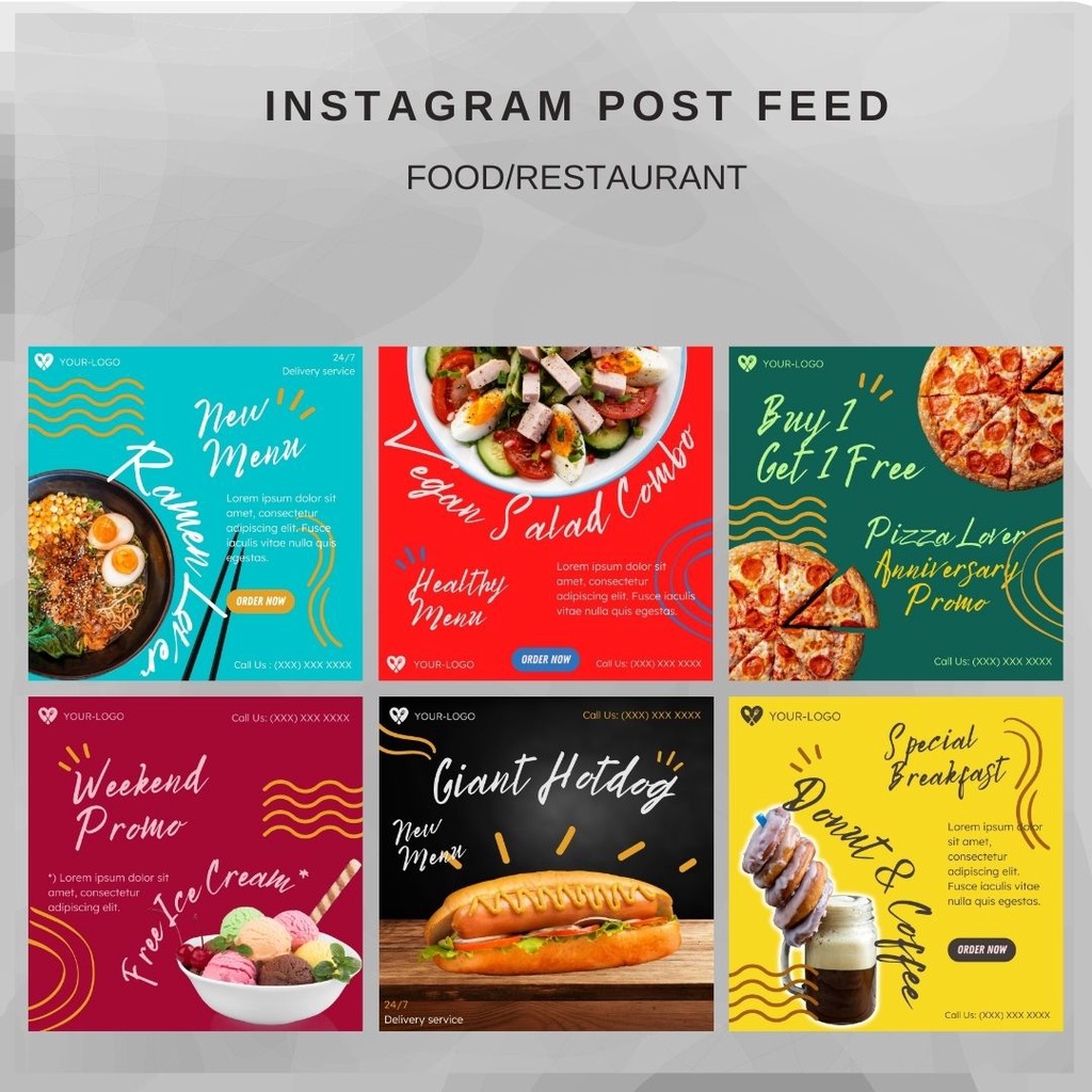 Jual Template Canva & Jasa Edit Desain Design Feed Posting Instagram